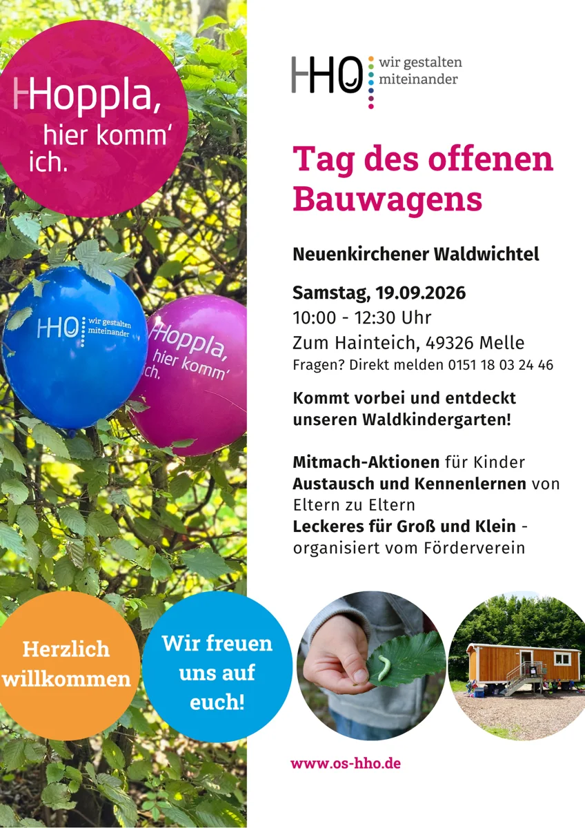 Veranstaltungen in Osnabrück und Umgebung am 19.09.2026 Tag des offenen Bauwagens / Waldkindergarten
