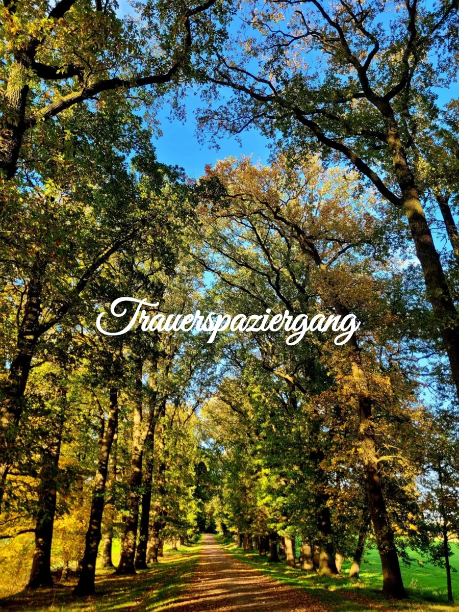 Trauerspaziergang "Im Wechsel der Jahreszeiten"